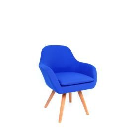 Kursi Lounge LC 515 Wood Oscar/Fabric