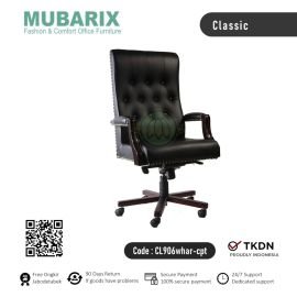 Kursi Kerja Kantor Mubarix CL906 whar cpt Oscar/Fabric 