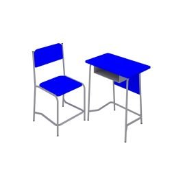 Meja Kursi Siswa SMA LL 505 TC PVC Sheet